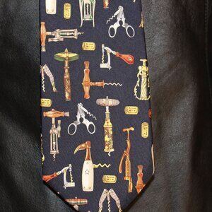 Alynn Neck Tie Corkscrew Collection Bartender Sommelier Winery Fine Dining Wine